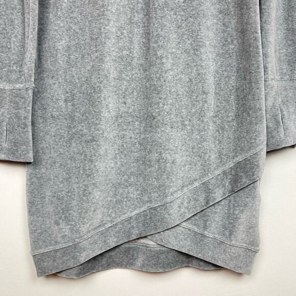 NWT * ATHLETA Criss Cross Sweatshirt Dress in Grey - Size S - Picture 9 of 16